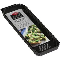 Tala Performance – Geribbelde Rechthoekige Bakvorm – 35 x 12 cm – Met Losse Bodem – Non-stick Koolstofstof – Vaatwasserbestendig