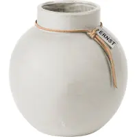 ERNST vaas aardewerk wit 14 cm