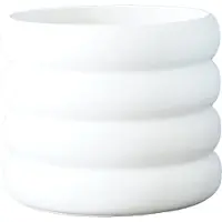 DBKD Mud bloempot wit middel - Ø 14 cm.