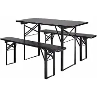 Nordal A/S Tafel-/bankstel - zwart, s/3, S