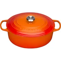 Le Creuset Ovale Braadpan 31 cm Oranjerood