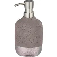 Wenko zeepdispenser Mauve 7,5 x 17,5 cm beton grijs