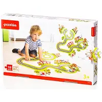 Puzzlika legpuzzel Mijn Stad 18 stukjes