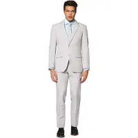 Opposuits Kostuum Groovy Grey | Grijs | Maat 48