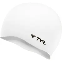 Tyr Wrinkle Free Silicone White Zwembadmuts