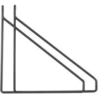 House Doctor Apart plankdragers 2-pack Zwart