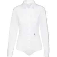 Seidensticker Shirt body zwart / wit
