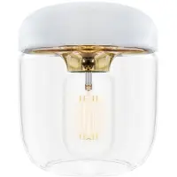UMAGE Acorn Lampenkap Wit / Messing - Lampenkappen Glas White - 2105
