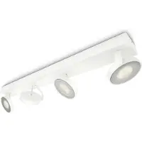 Philips Ledspot Clockwork Wit 4x4,5w