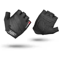 Gripgrab - Rouleur Padded Korte Vinger Zomer Fietshandschoenen Wielrenhandschoenen met Padding - Zwart - Unisex - Maat M