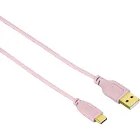 Hama 0.75m, USB2.0-C/USB2.0-A 0.75m USB C USB A Mannelijk Mannelijk Roze USB-kabel