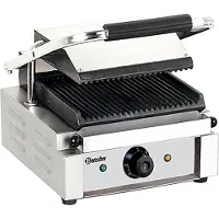 Bartscher contactgrill – geribbeld