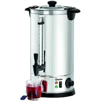 Bartscher warmwaterdispenser, 8,5 liter, afmetingen: 2,25 x 2,25 x 4,7 cm; artikelnummer: 200069