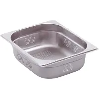 Bartscher Gastronormbak Bartscher, CNS, geperforeerd GN 1/2, 100mm diep