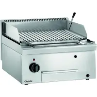 Bartscher Lavasteengrill Bartscher gas, snackbar, tafelmodel, 60(b)x29(h)x60(d), 7.3kW