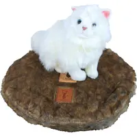 Gebr. De Boon Boony Est 1941 ligkussen rond grizzley brown diameter 45 cm Boony-Est-1941