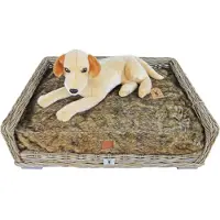 Gebr. De Boon Boony Est 1941 ligkussen grizzly brown 85x60 cm Boony-Est-1941