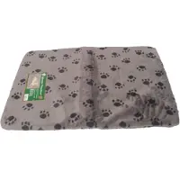 Gebr. De Boon Kussen voor draadkooi grijs/paw 105x67 cm anti slip Slaapplezier