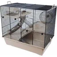 Gebr. De Boon Interzoo hamsterkooi Pinky 3 beige Interzoo