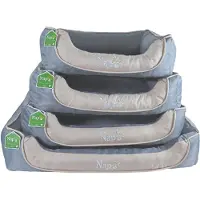 Napzzz Divan Waterproof Duo Grijs/Beige 80X60Cm