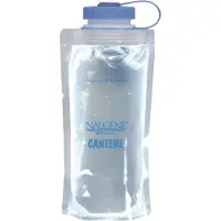 Nalgene - Cantene Multi-layer - Wide mouth Bottle - drinkfles -waterfles - lichtgewicht - 1000 ml - Kunststof/Grijs