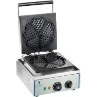 Royal Catering Wafelijzer - 1500 Watt - Hartvormig