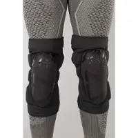 Leatt 3DF 5.0 Zip Zwarte Motocross Kniebeschermers Maat 2XL