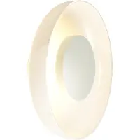 Marset Wandlampe , Aura, Wit, Woonkamer, Glas, Designer