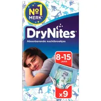 Huggies Drynites Boy Nachtbroekjes 8-15 Jaar - 9 Stuks