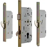 Nemef Meerpuntssluiting 4923/02 incl. Sluitkomset - Cilinderbediend - DM 55 - PC 72 - 24x1700mm - D1/2/3/4 - SKG***