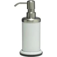 Sealskin zeepdispenser Acero - roestvrij staal - wit