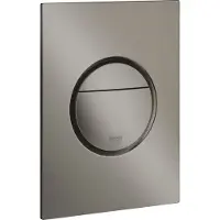 GROHE Bedieningsplaat Nova S Hard Graphite Geborsteld