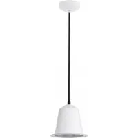 Eglo Hanglamp wit eettafel LED hanglamp keuken, wit staal, 5W 400lm warm wit, DxH 17.5x110 cm, 75111