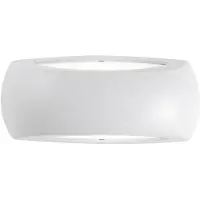 Ideal Lux Moderne wandlamp Felix-1, materiaal: kunststof, kleur: wit, 1 lichtpunt, fitting: E27