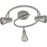 Eglo TIBERIO, 3 lampen, 1200 lm, 220-240 V, nikkel