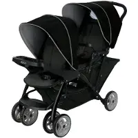Graco Stadium Duo, hemelbed, kinderwagen voor twee kinderen (tandem), uniseks, opvouwbaar, zwart