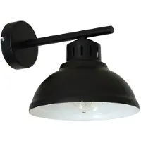Luminex Wandlamp Sven, dimbaar, zwart, Woon-/ Eetkamer, metaal, wandlamp