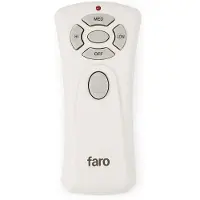 Faro Standaard afstandsbediening voor plafondventilatoren FERNBEDIENUNG, wit / opaal, Kunststof