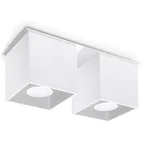 Sollux Plafondlamp QUAD 2, wit