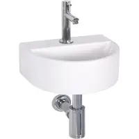 Differnz Demi fonteinset 30x25.5x11.5cm wit