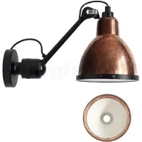 DCW éditions Lampe Gras No 304 XL Outdoor Seaside Wandlamp zwart
