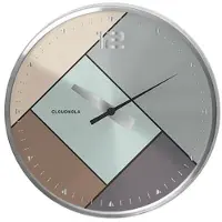 Cloudnola Rubik Wandklok Zilver