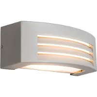 QAZQA Moderne wandlamp grijs IP44 - Hurricane 1