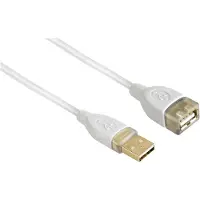 Hama Usb Extension Cable, A-Plug - A-Socket, 3 M, White