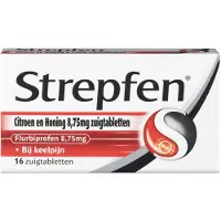 Strepfen Zuigtabletten Citroen & Honing 16 tabletten