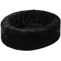 Petcomfort hondenmand bont zwart (85X73X22 CM)