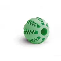 Beeztees Honden Speelgoed Massagebal - Rubber bal voor hond - Gebitsverzorging - Mint-smaak - 7 cm