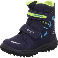 Superfit Snowboots 'Husky' blauw / neongroen