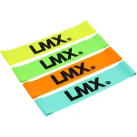 Lifemaxx LMX Mini Weerstandsband - Medium - Oranje - 10 stuks