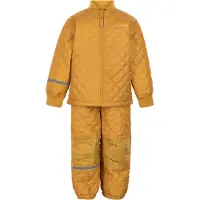 CeLaVi - Basic thermoset voor kinderen - Solid - Mineraal Geel - maat 86cm